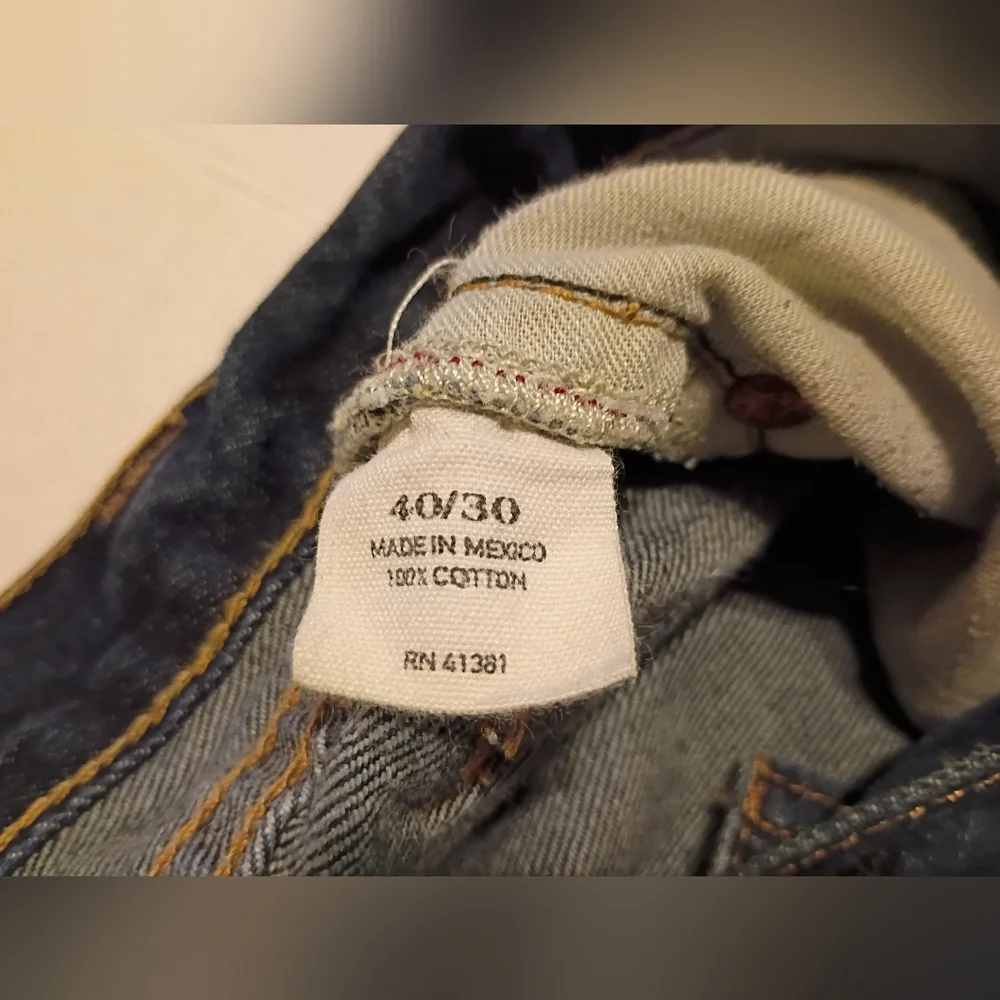 Polo by Ralph Lauren Men's‎ Dark Blue Straight Jeans Sz 40X30